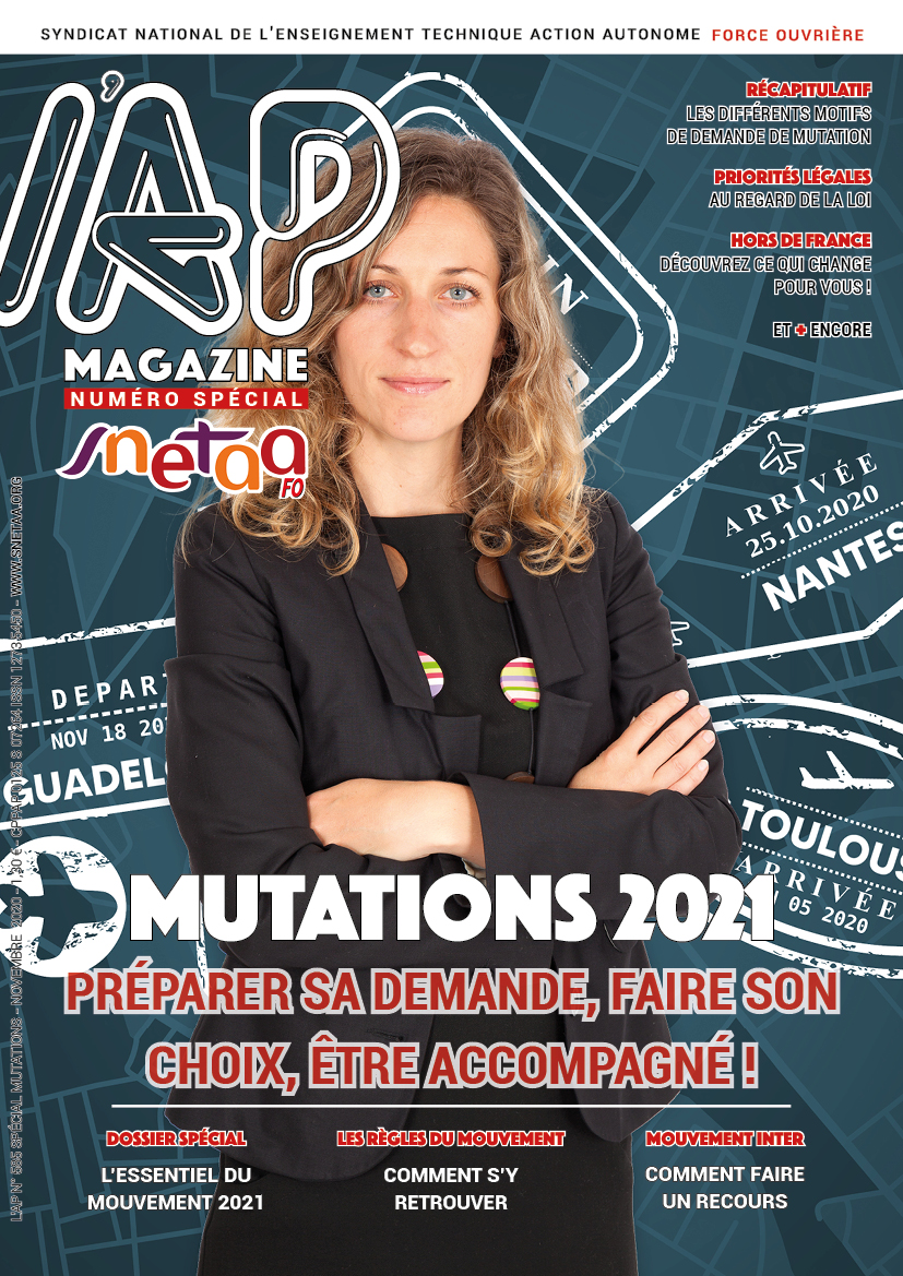 Lire la suite à propos de l’article [édito] Encore plus qu’avant, être au SNETAA pour réussir sa mutation !