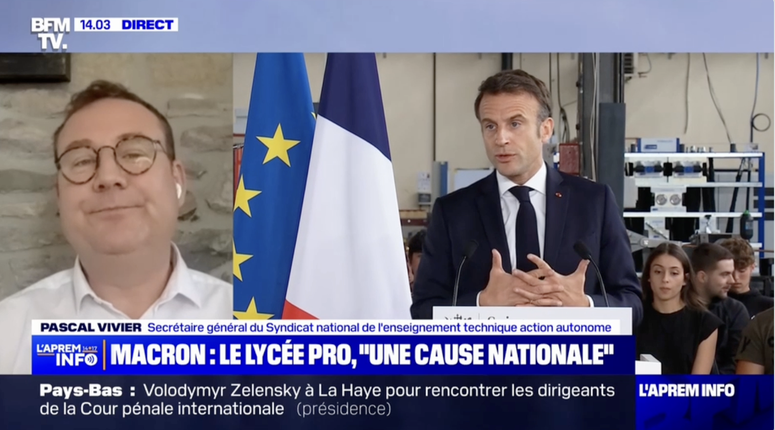 Lire la suite à propos de l’article Pascal Vivier réagit aux annonces d&rsquo;Emmanuel Macron sur la réforme de la voie professionnelle