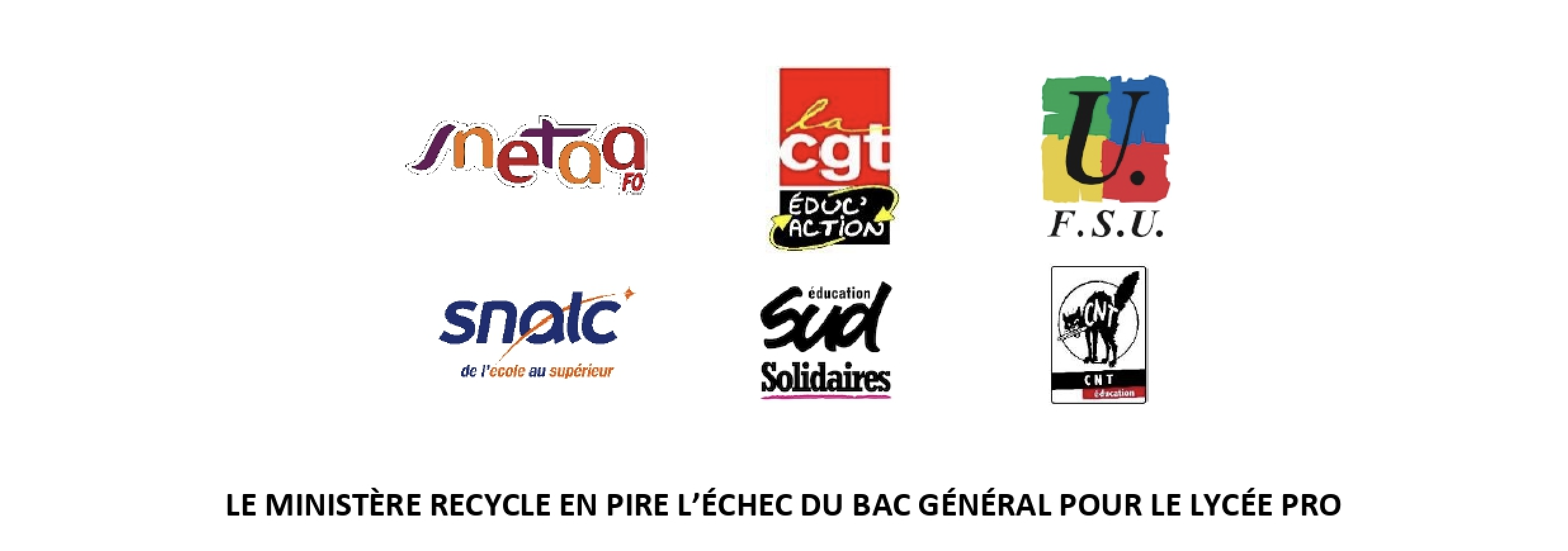 Lire la suite à propos de l’article [CP Intersyndical] Ce qui attend les PLP et l’enseignement professionnel : s’unir pour les sauver !