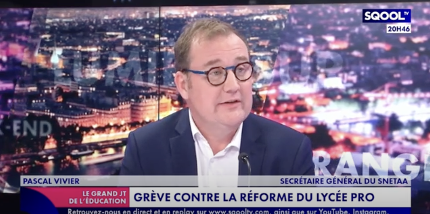 Lire la suite à propos de l’article SNETAA-FO : Grève contre la réforme du Lycée Pro [SQOOLTV]