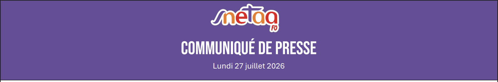 Lire la suite à propos de l’article [COMMUNIQUÉ DE PRESSE] Face aux incendies : le SNETAA-FO solidaire des victimes et mobilisé pour apporter un soutien concret